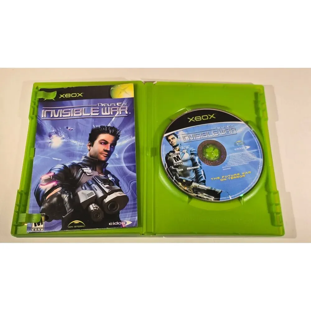 Original Xbox Deus Ex Invisible War CIB Complete